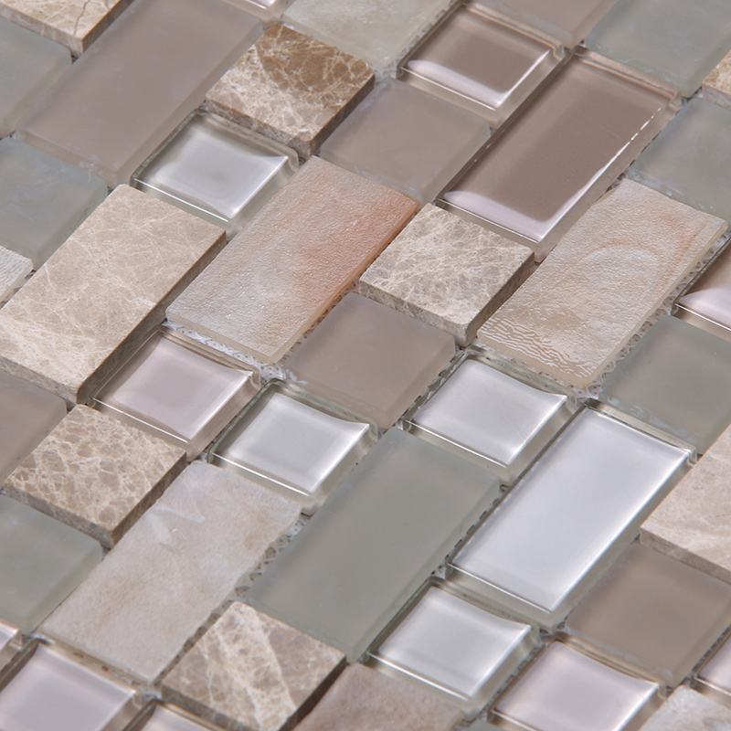 Heng Xing-white bevel tile | Glass Mosaic Tile | Heng Xing