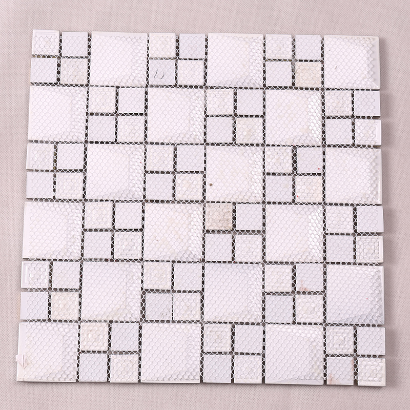 Heng Xing-High-quality Glass Wall Tiles | Golden 3d Beveled Electroplated Glass Mosaic-1
