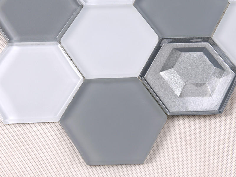 Hengsheng Brand glass metal glass tiles for kitchen decoration supplier