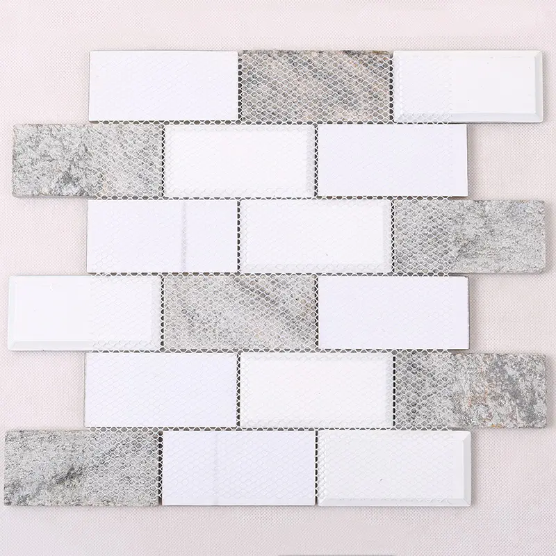 stone 3d mosaic tile for kitchen Heng Xing