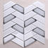 Heng Xing iridescent white crackle tile factory price for living room