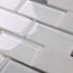 Heng Xing 3x3 white glass tile wholesale for kitchen