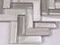 metal metallic hexagon glass tiles for kitchen Hengsheng manufacture