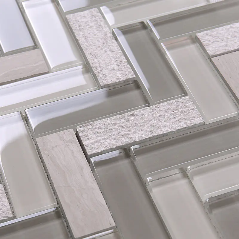 Heng Xing Brand kitchen resin glass tiles for kitchen