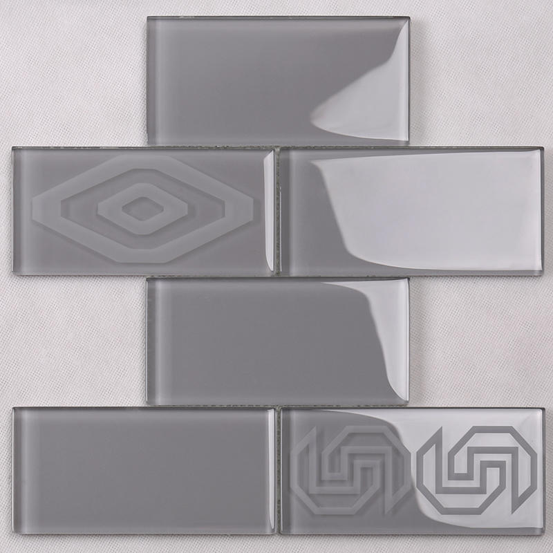glass tiles for kitchen 3x3 tile golden Hengsheng Brand