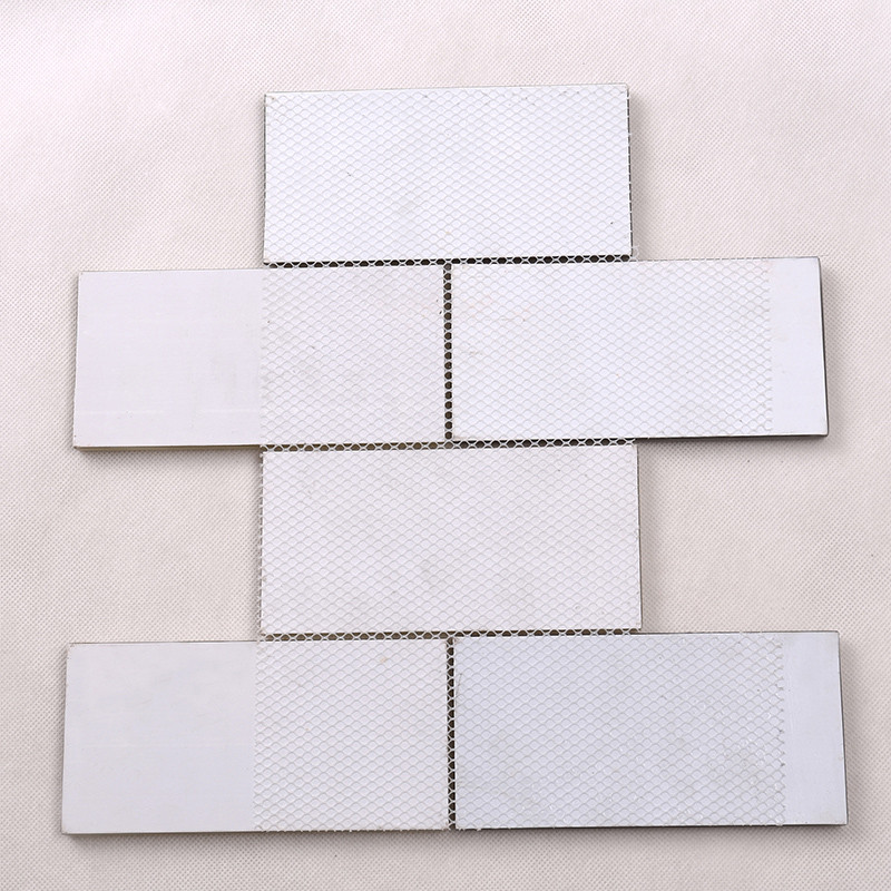 Heng Xing-Find White Glass Tile Light Grey Glass Mosaic Subway Tile Backsplash-4