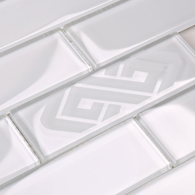 glass tiles for kitchen beveled cold glass mosaic tile manufacture