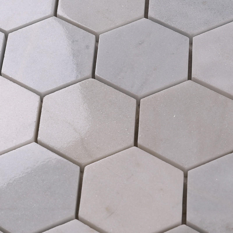 stone hexagon marble tile supplier for kitchen Heng Xing