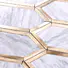 2x2 stone mosaic tile metal with good price for kitchen