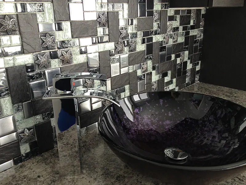 TC17 - 3d Resin Glass Bathroom Tile
