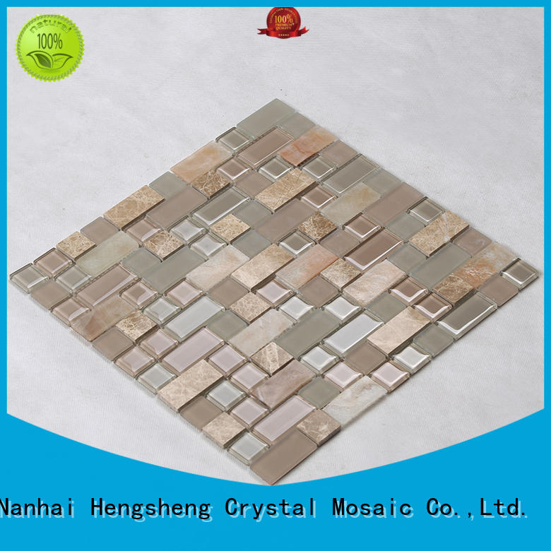 Heng Xing 3x3 glass backsplashes for kitchens factory price for living room