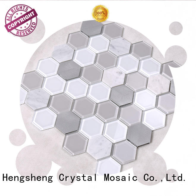 Heng Xing Brand crystal swimming splash custom swimming pool mosaics