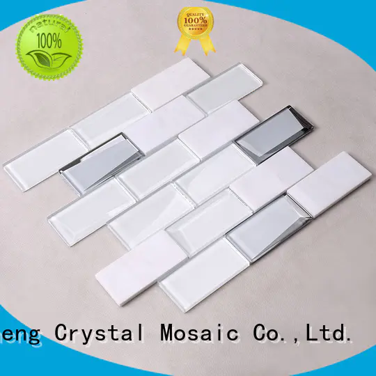 light glass metal mosaic tile manufacturer for villa Heng Xing