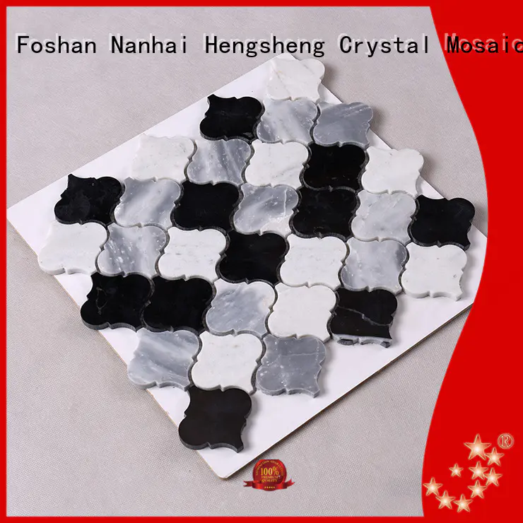 Hot stone tile backsplash white Heng Xing Brand