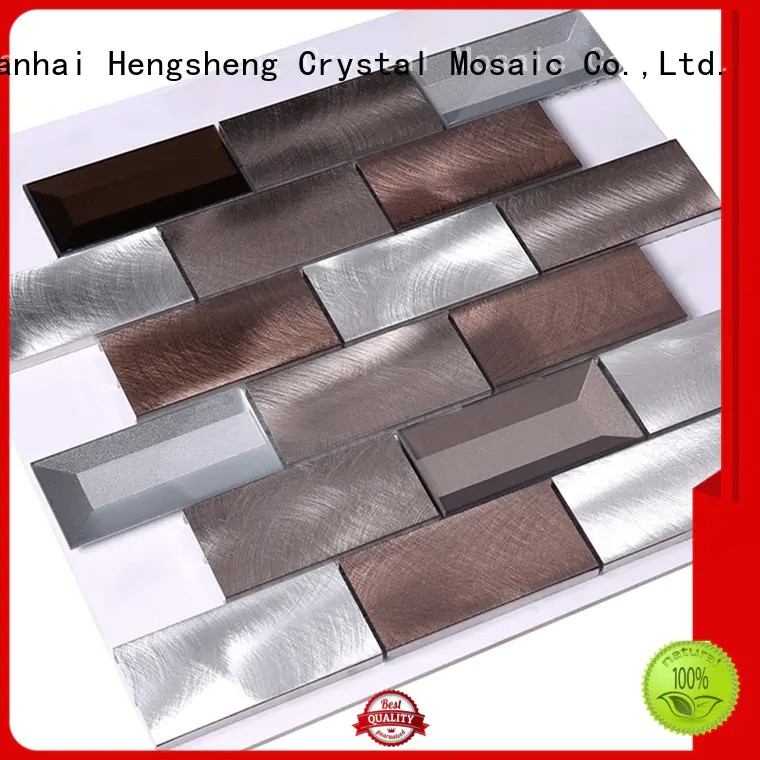 Heng Xing Brand effect penny stainless metal mosaic
