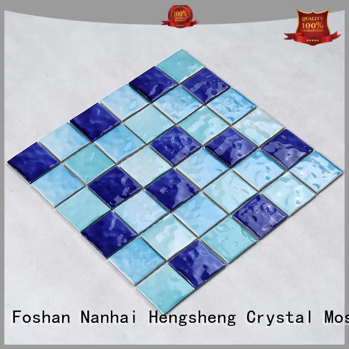 2x2 pool glass tile Heng Xing