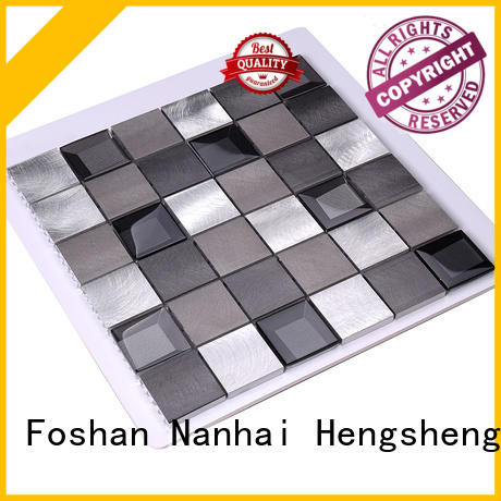 Hengsheng Brand 2x2 bedroom metal mosaic manufacture