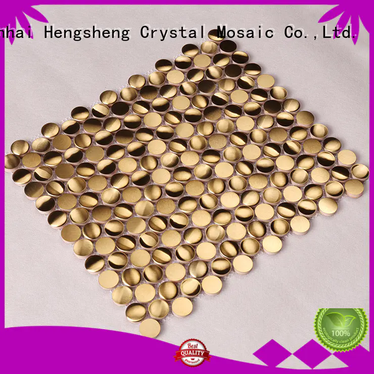 stainless bedroom decoration metal mosaic Hengsheng Brand company