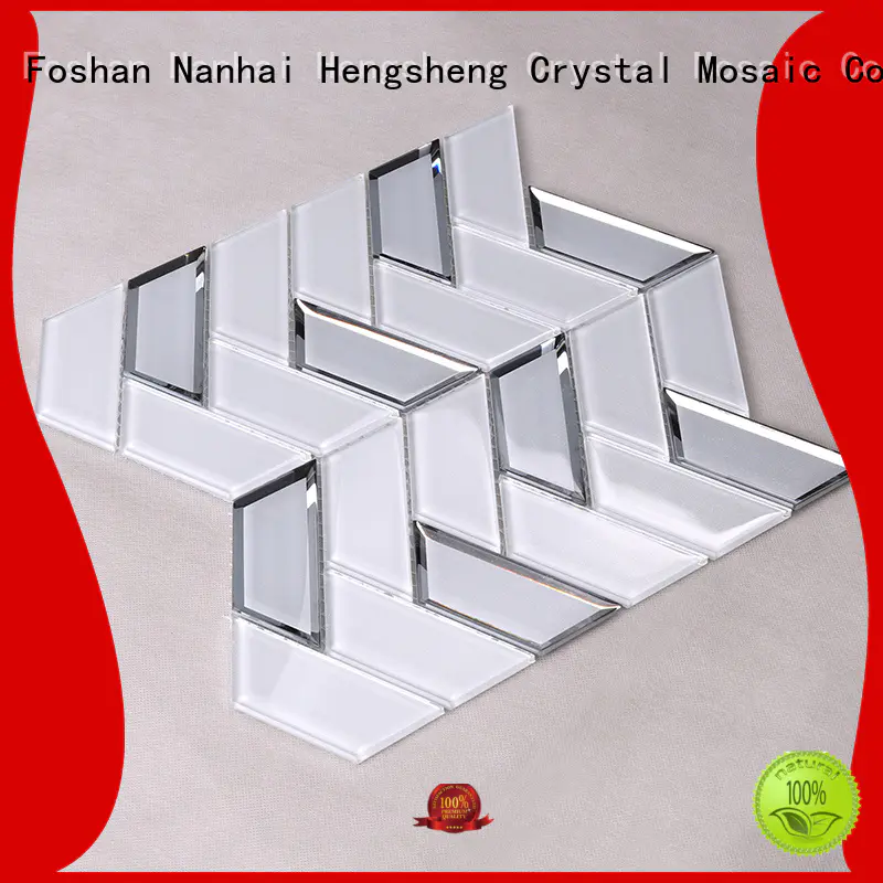 Heng Xing Brand resin home glass glass mosaic tile manufacture