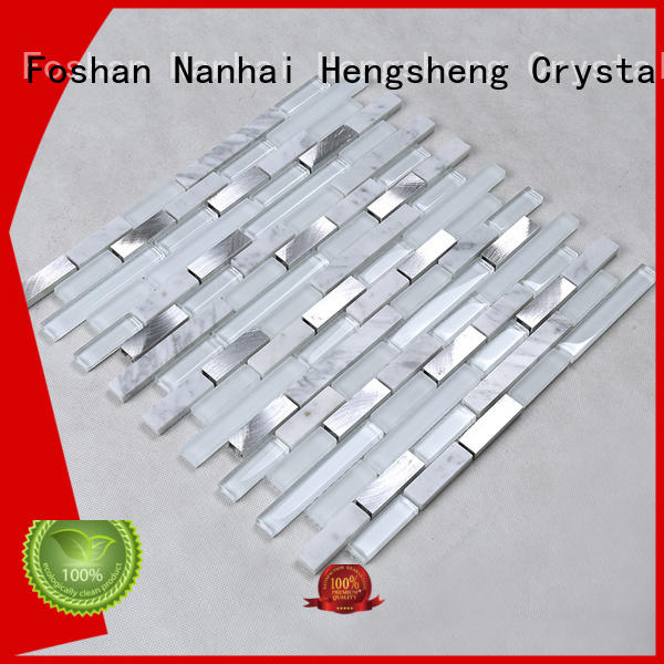 Heng Xing aluminum red glass tile supplier for kitchen