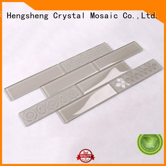 decoration glass metal tile hdt04 for villa Heng Xing