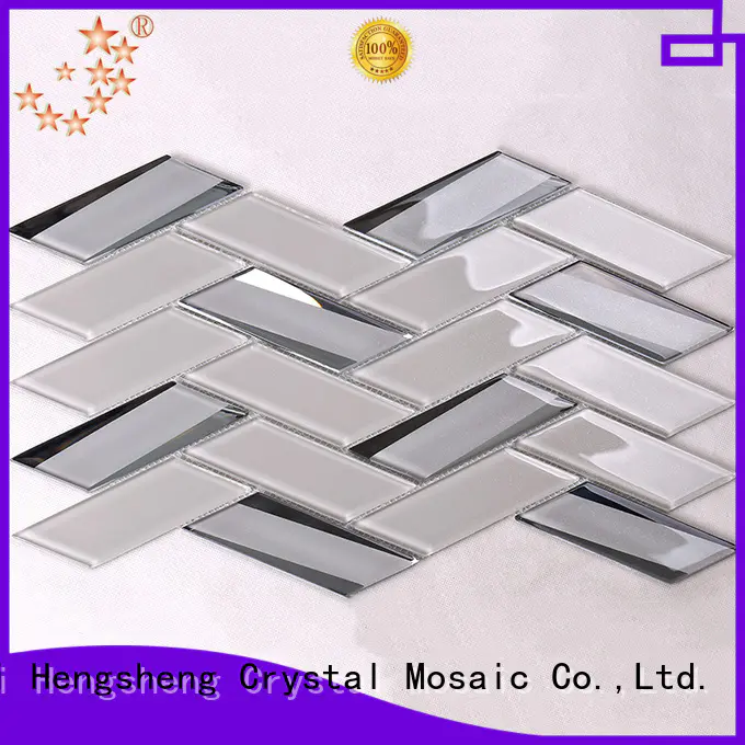 crystal bevel tile subway for bathroom Heng Xing