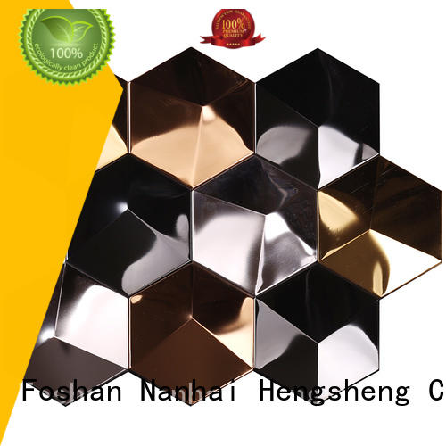 Heng Xing 3x6 metal wall tiles from China for kitchen