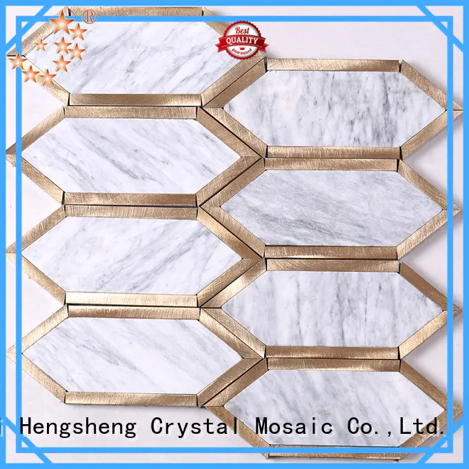 Heng Xing marble carrara marble mosaic tile Carrara for hotel