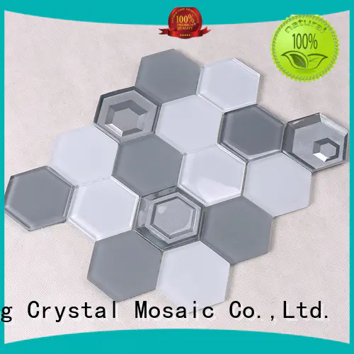 glass tiles for kitchen wall glass mosaic tile Heng Xing Brand