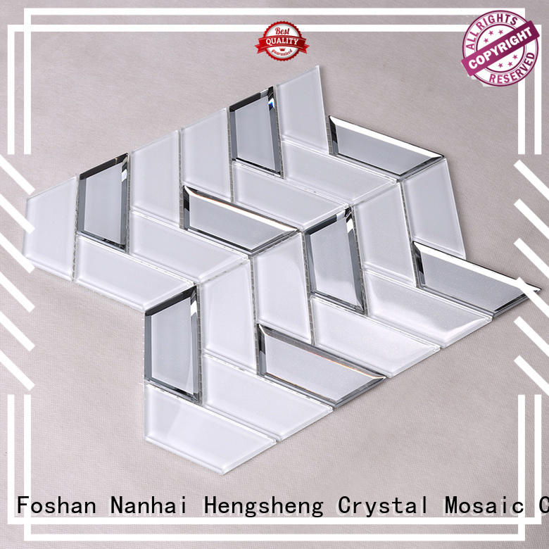 glass tiles for kitchen wall cold Warranty Hengsheng