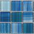 2x2 glass mosaic tiles for swimming pool customized for spa Heng Xing