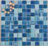 2x2 green glass mosaic tiles tile for business for swimming pool