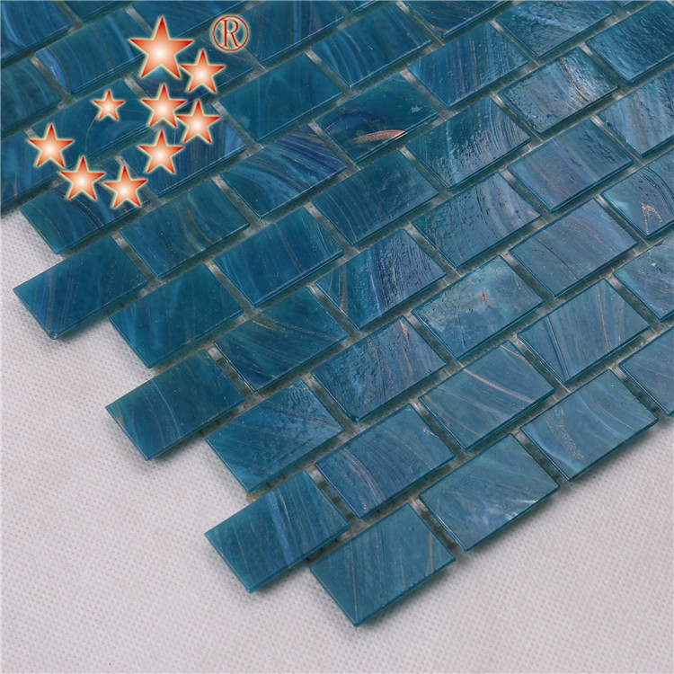 Heng Xing-Manufacturer Of Blue Green Glass Tile Swimming Pool Mosaic Tile-3