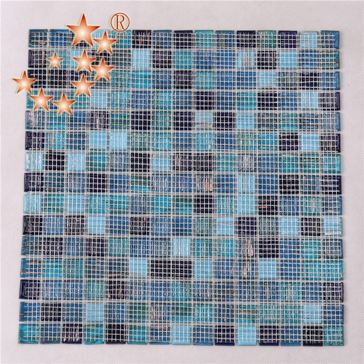 Heng Xing blue mosaic tile sheets manufacturers for bathroom-5