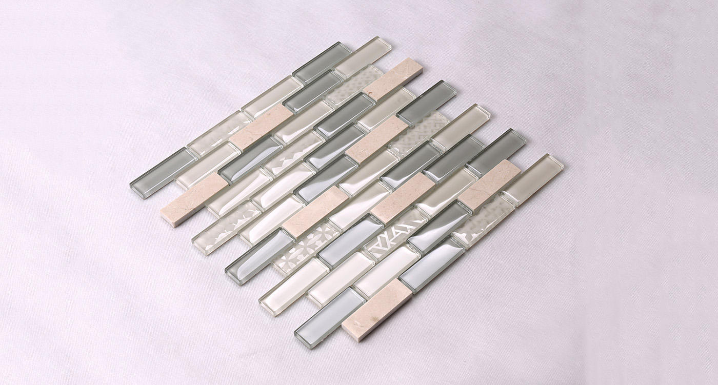 Custom wood and marble tile grey personalized for hotel