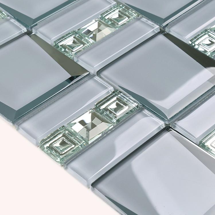 3x3 glass subway tile aluminum personalized for villa-3