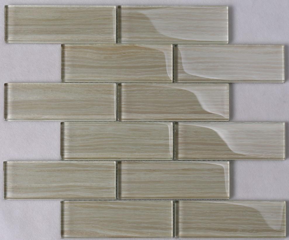 Heng Xing-white glass tile ,herringbone tile backsplash | Heng Xing