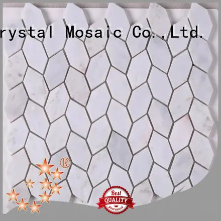 Top glass mosaic tiles for wall white from China for kitchen