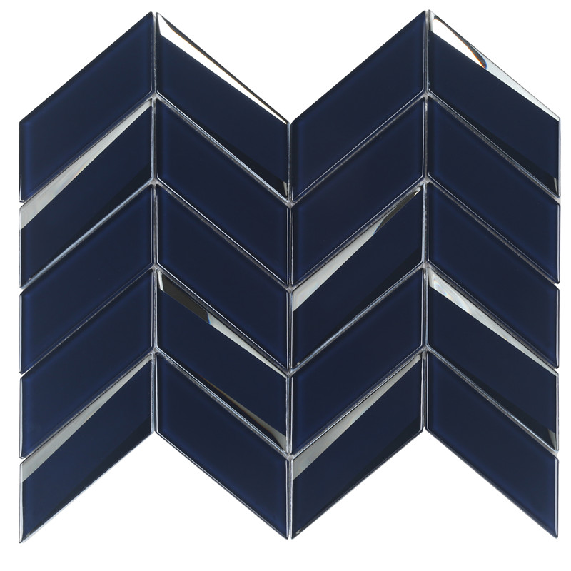 beveled metallic glass tile hexagon supplier for living room-5