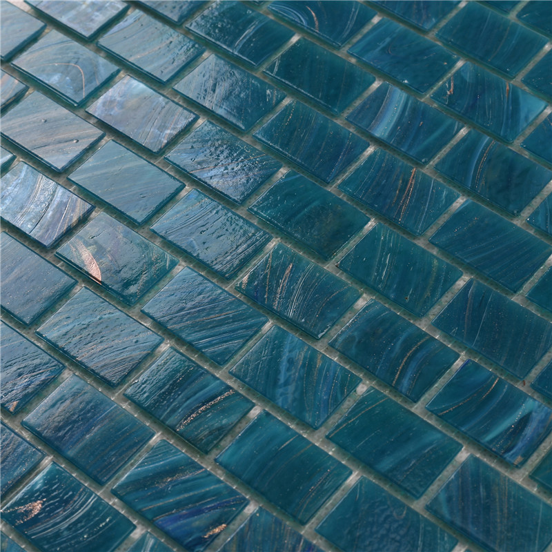 Blue Green Glass Tile Swimming Pool Mosaic Tile Suppliers NE748