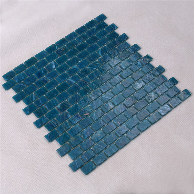 Blue Green Glass Tile Swimming Pool Mosaic Tile Suppliers NE748