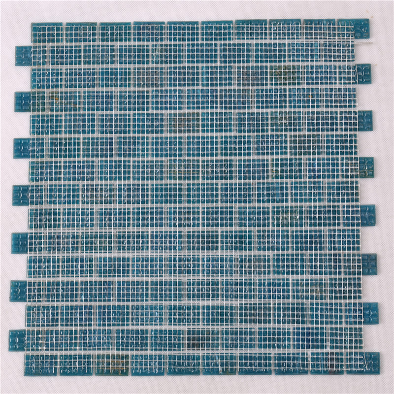 Blue Green Glass Tile Swimming Pool Mosaic Tile Suppliers NE748