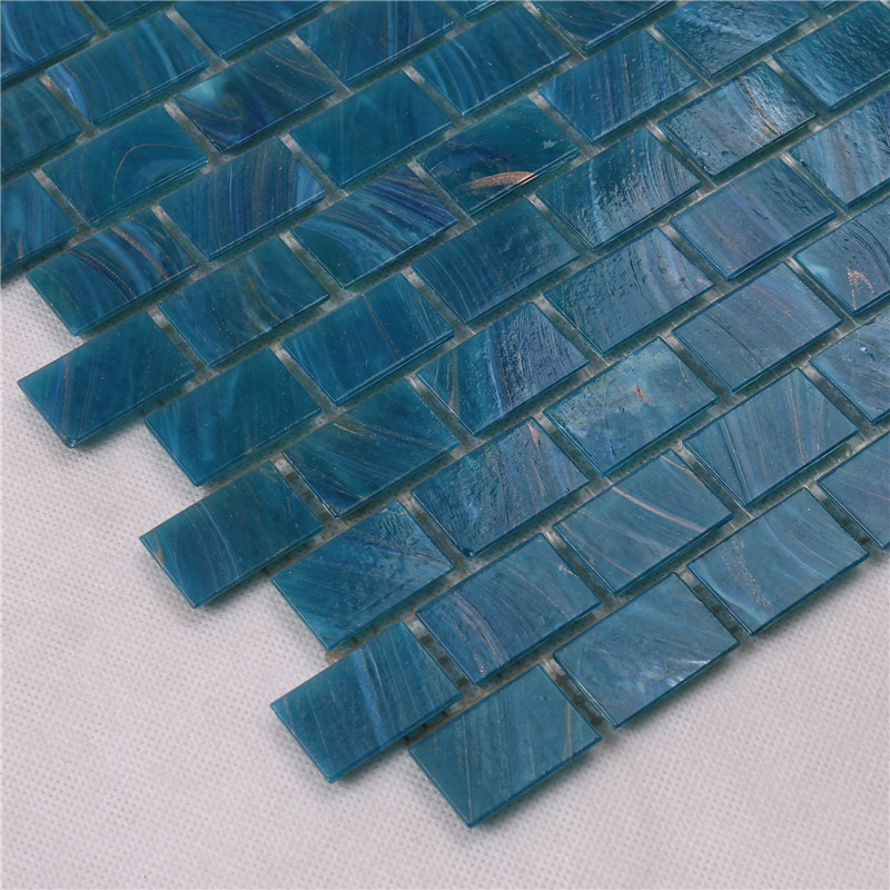 Blue Green Glass Tile Swimming Pool Mosaic Tile Suppliers NE748