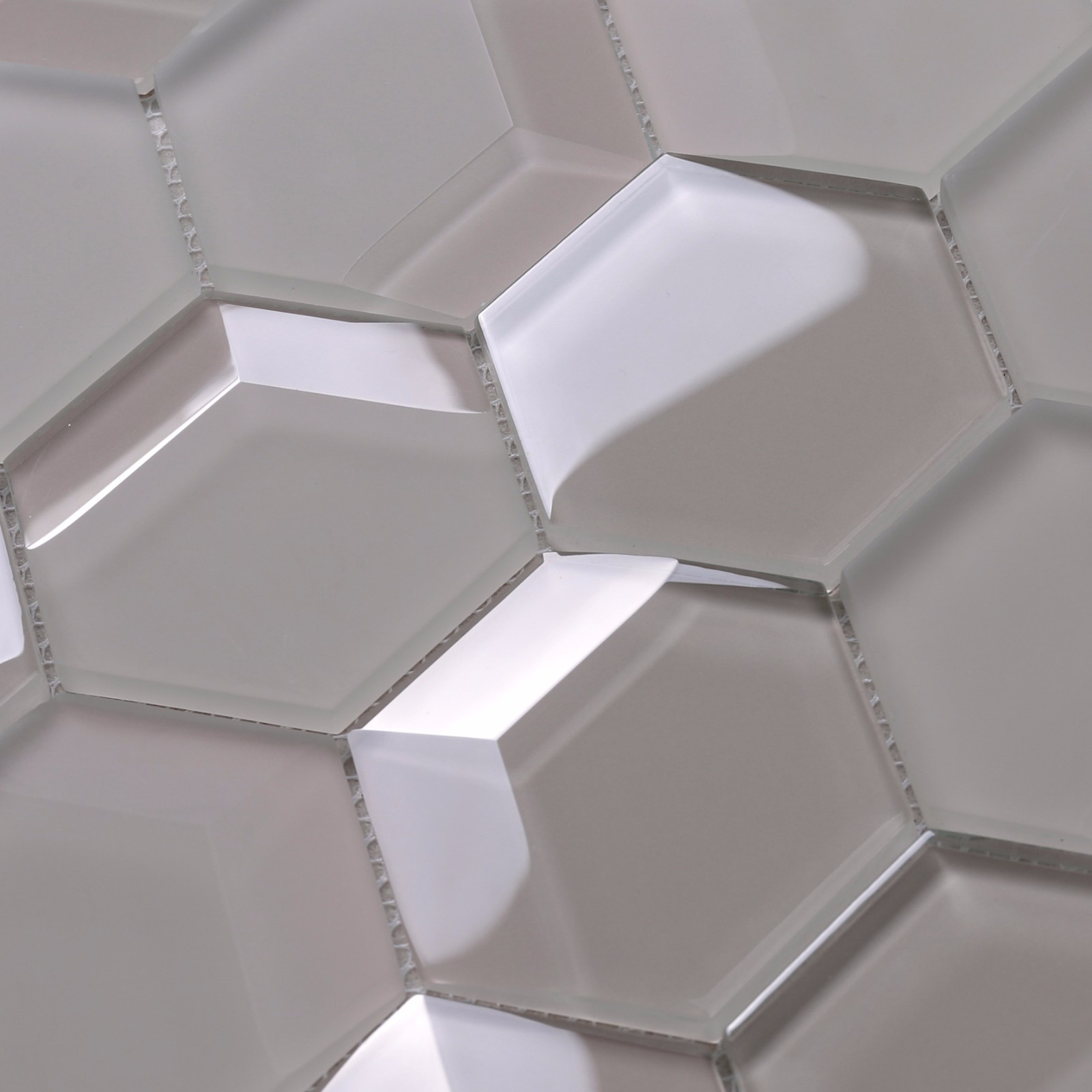 Latest white glass tile aluminum wholesale for living room-5