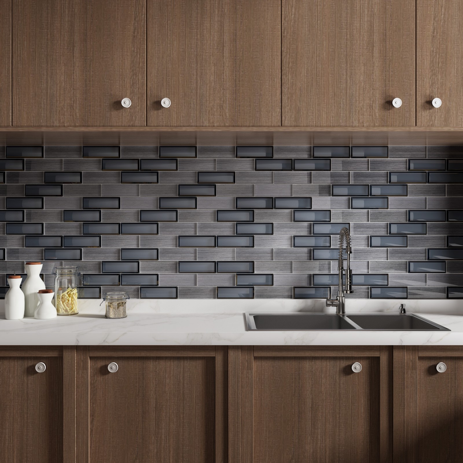 Heng Xing High-quality stainless steel tile backsplash supplier for kitchen-6