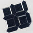 New 3 x 12 glass tile gray Supply