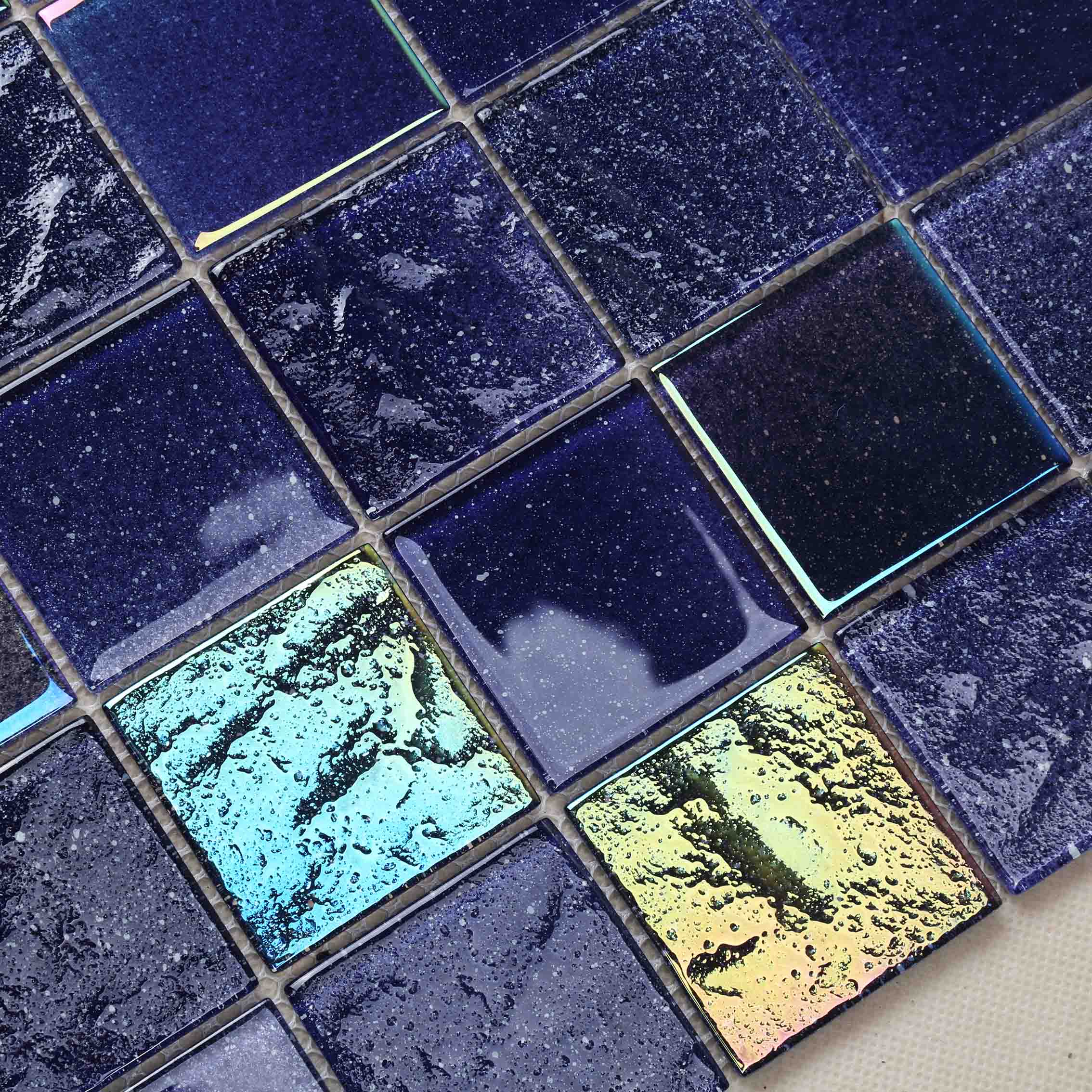 news-Heng Xing-Heng Xing painted pool glass tile personalized for bathroom-img