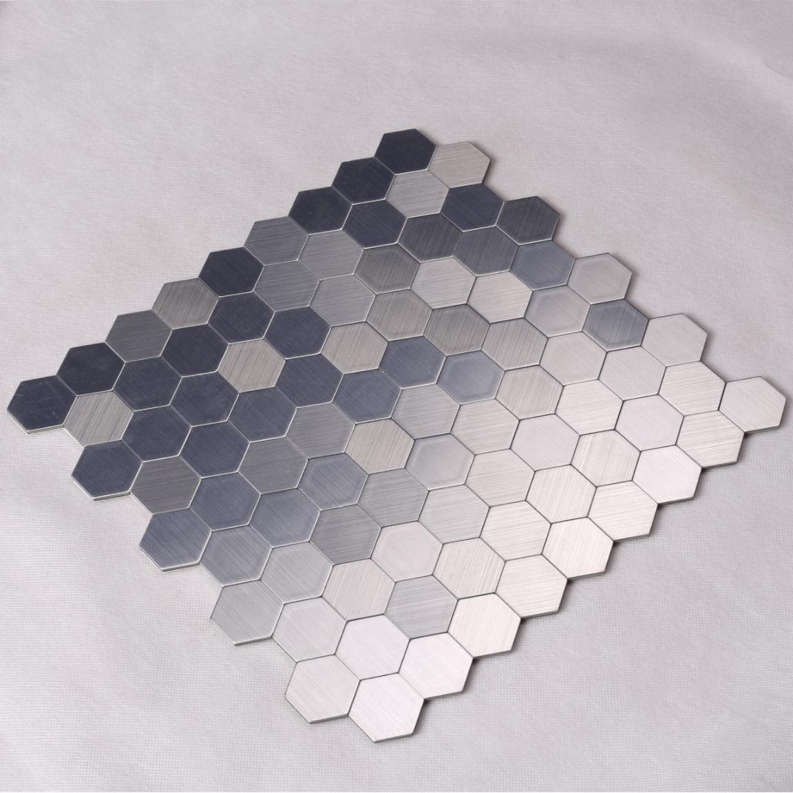 Heng Xing grey metal mosaic tile series for kitchen-5