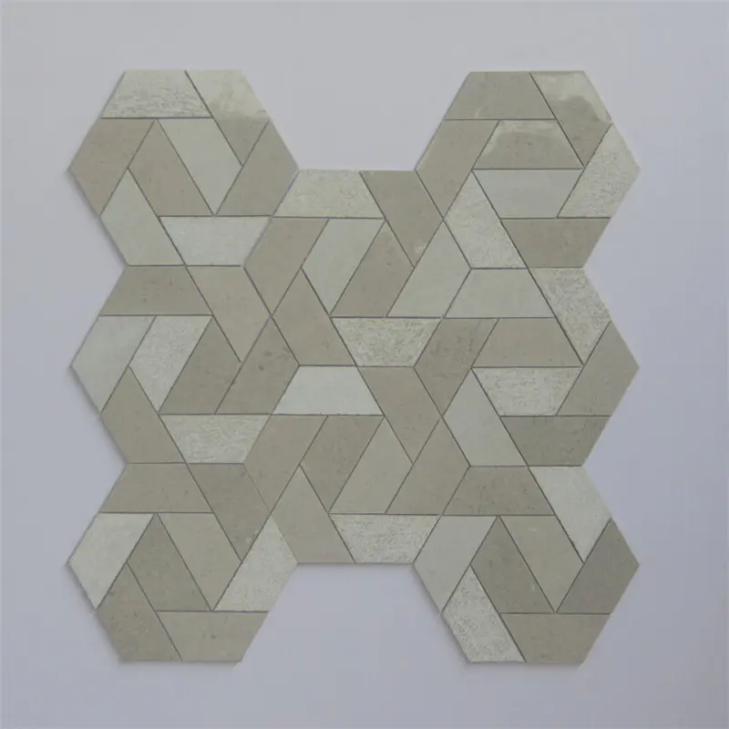 3x3 marble mosaic tile factory for living room