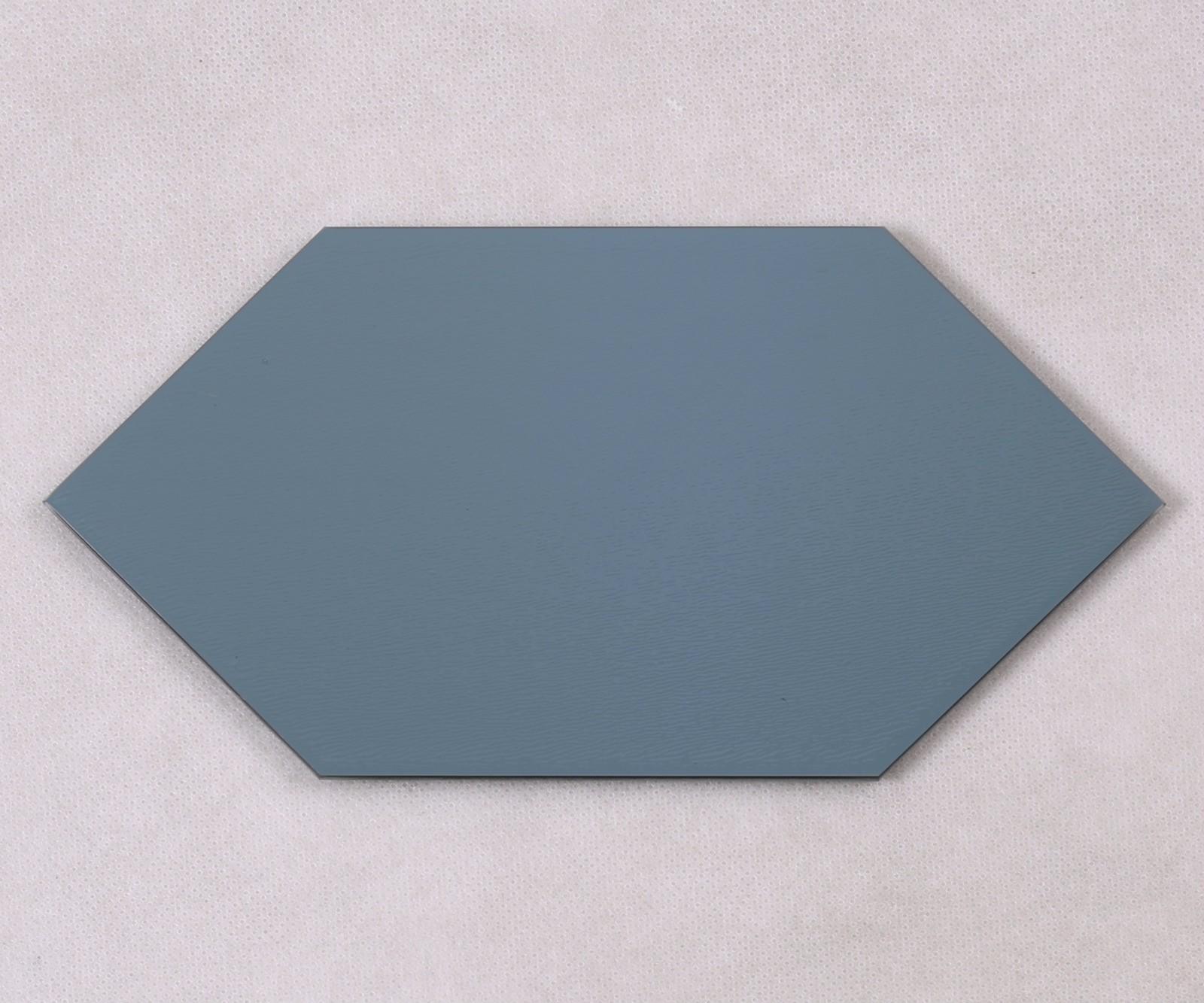 interlock iridescent glass tile hexagon for bathroom Heng Xing